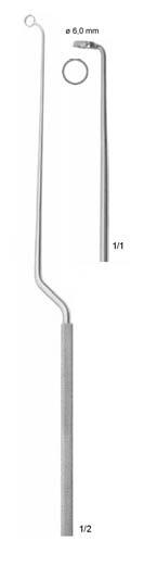 TİTANYUM HARDY KÜRET 90° Ø 6,0MM SOL 28CM